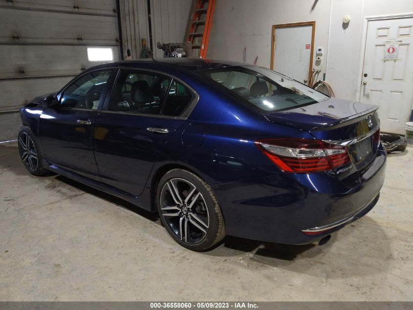 2016 HONDA ACCORD SEDAN SPORT - 1HGCR2F60GA030891