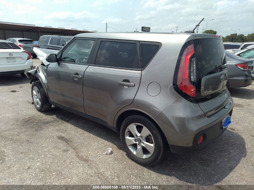 2018 KIA SOUL BASE - KNDJN2A26J7591087