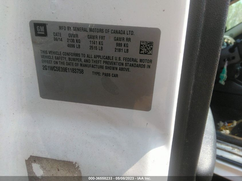 2014 CHEVROLET IMPALA LIMITED LTZ - 2G1WC5E39E1183758