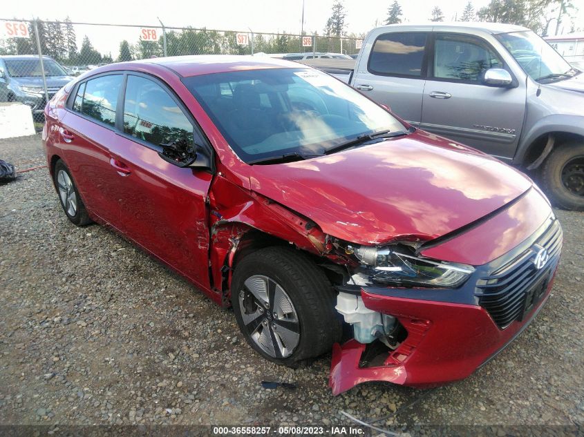 2019 HYUNDAI IONIQ HYBRID BLUE - KMHC65LC9KU174297