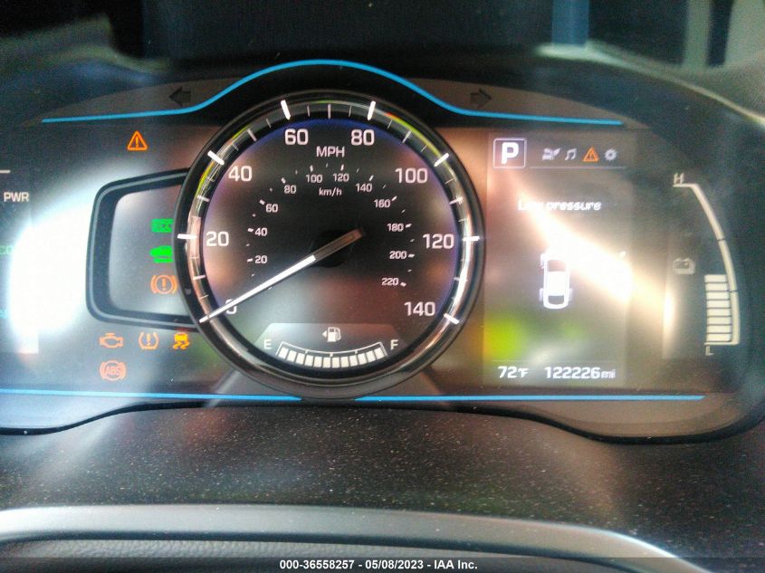 2019 HYUNDAI IONIQ HYBRID BLUE - KMHC65LC9KU174297
