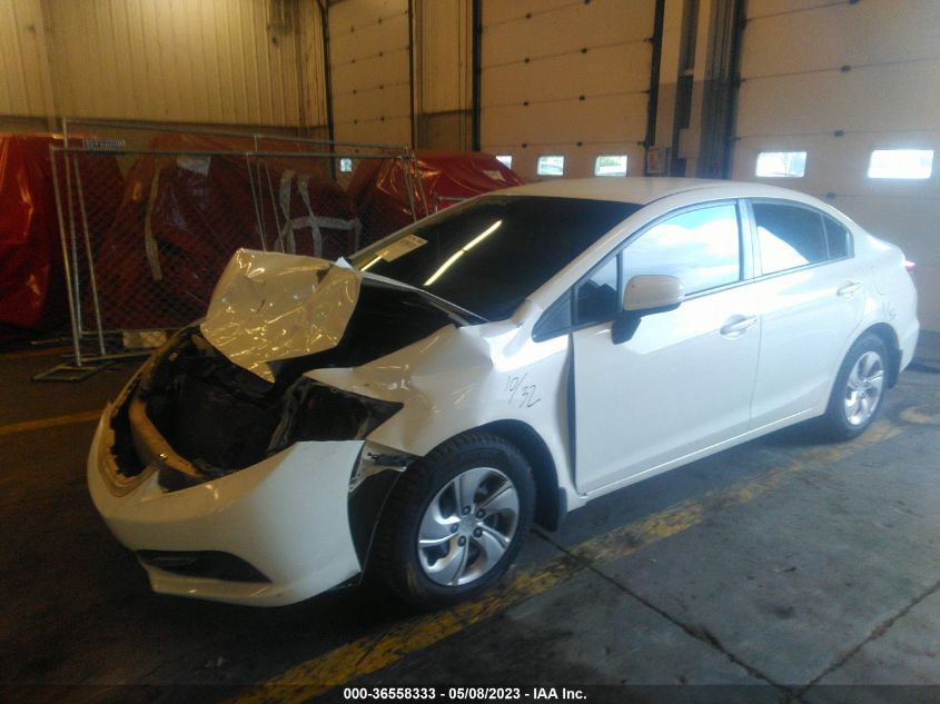 2014 HONDA CIVIC SEDAN LX - 19XFB2F57EE266598