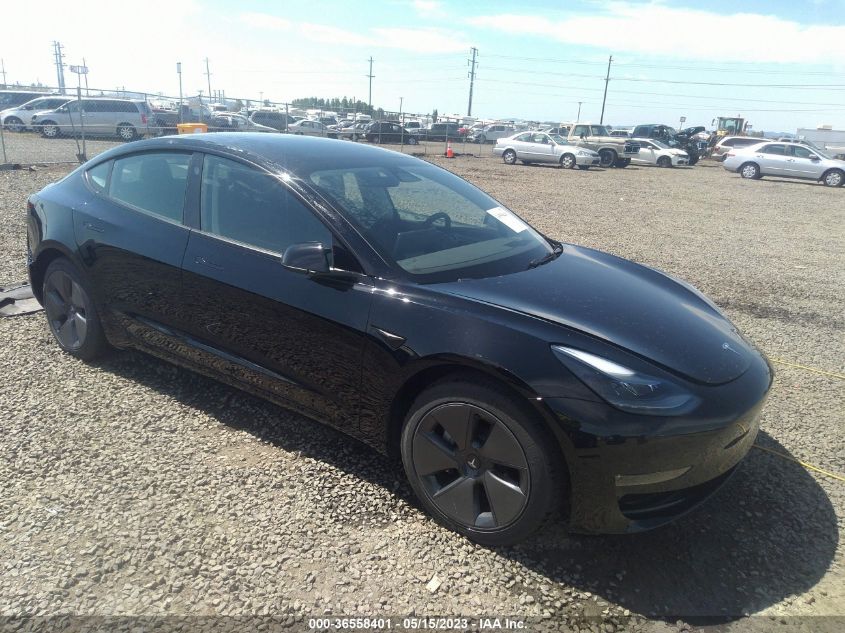 2022 TESLA MODEL 3 LONG RANGE - 5YJ3E1EB2NF334621