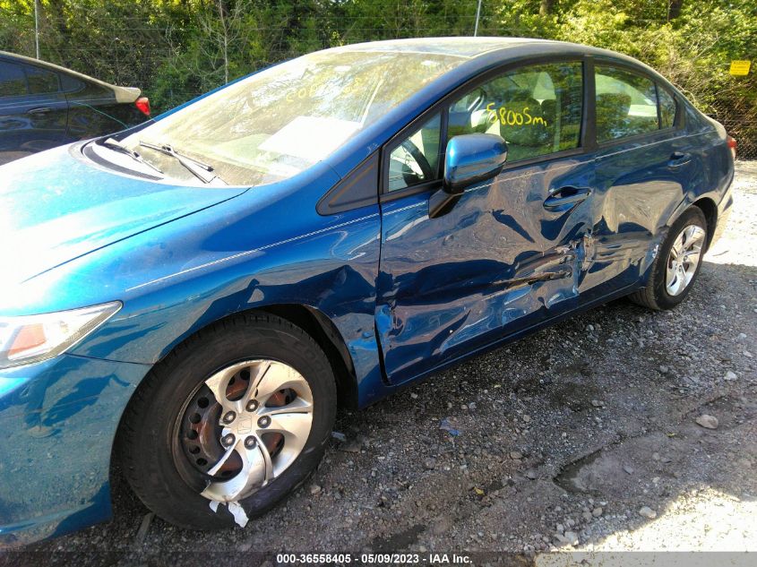 2014 HONDA CIVIC SEDAN LX - 19XFB2F59EE020961