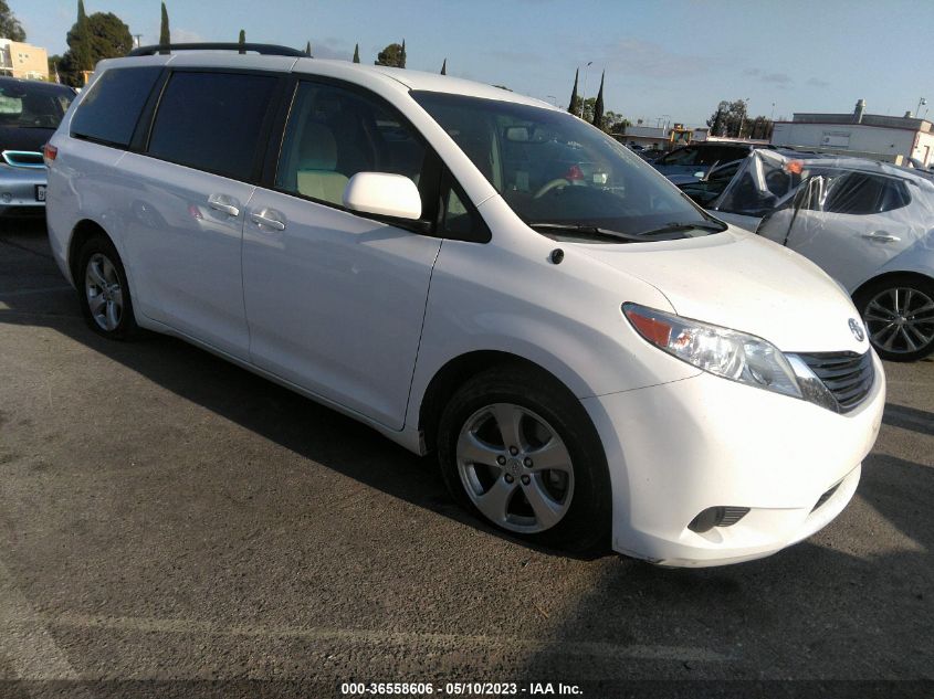 2014 TOYOTA SIENNA LE - 5TDKK3DC8ES507550