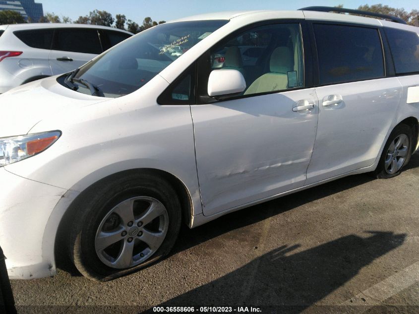 2014 TOYOTA SIENNA LE - 5TDKK3DC8ES507550