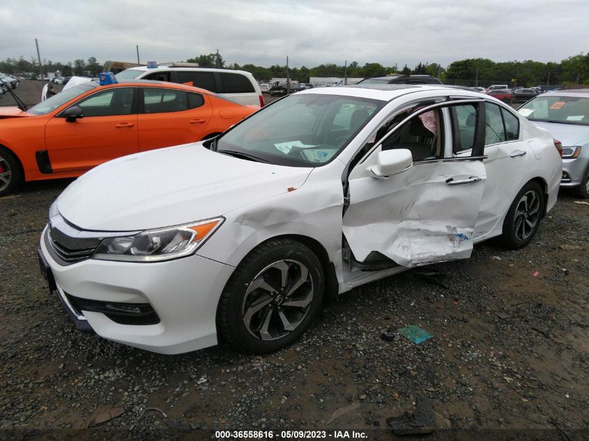 2016 HONDA ACCORD SEDAN EX-L - 1HGCR2F8XGA080540