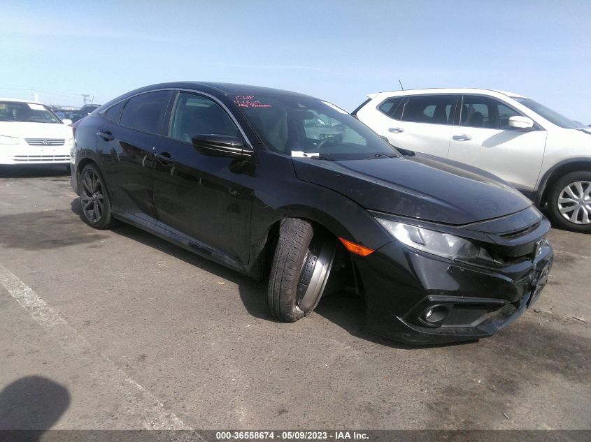 2019 HONDA CIVIC SEDAN SPORT - 19XFC2F81KE209297