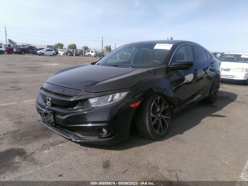 2019 HONDA CIVIC SEDAN SPORT - 19XFC2F81KE209297