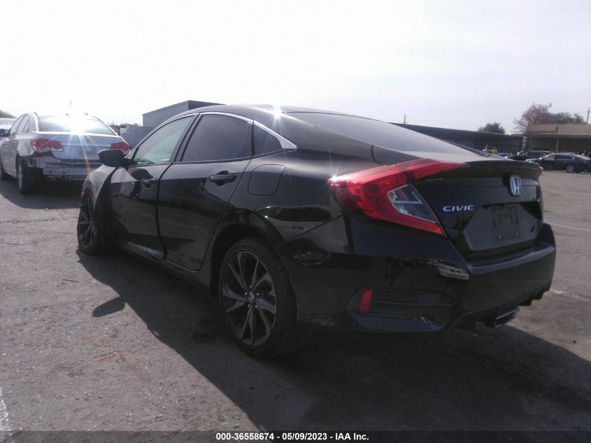2019 HONDA CIVIC SEDAN SPORT - 19XFC2F81KE209297