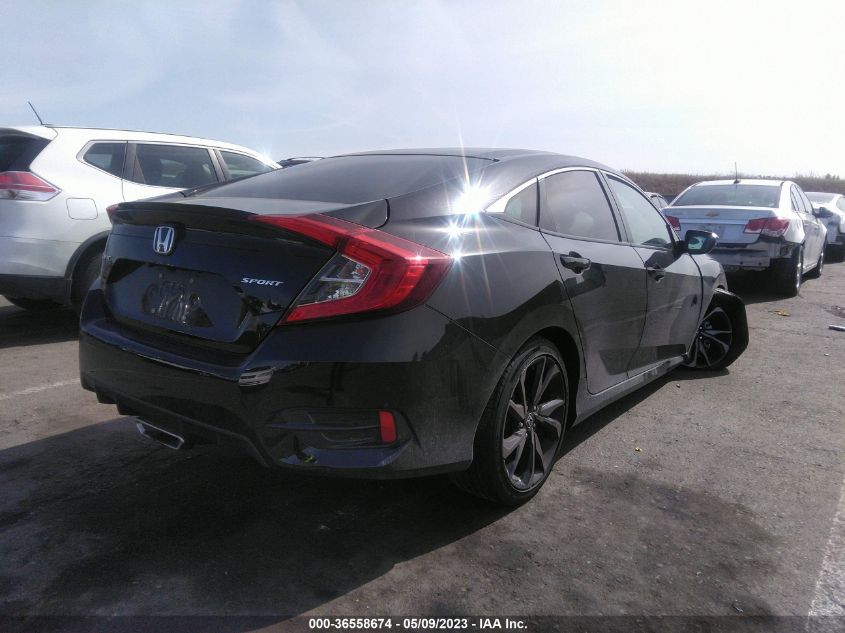 2019 HONDA CIVIC SEDAN SPORT - 19XFC2F81KE209297