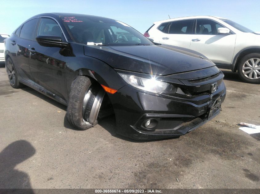 2019 HONDA CIVIC SEDAN SPORT - 19XFC2F81KE209297