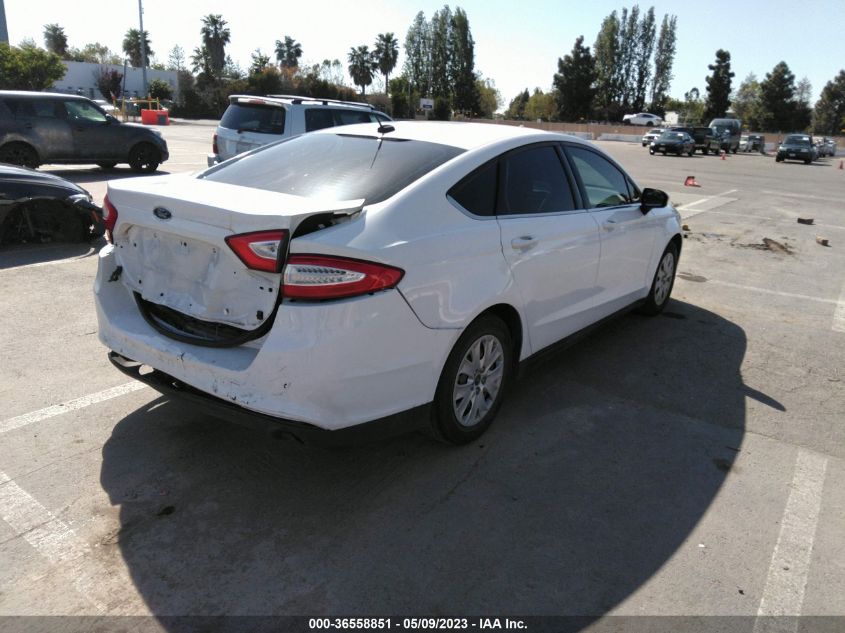 2014 FORD FUSION S - 3FA6P0G73ER307782