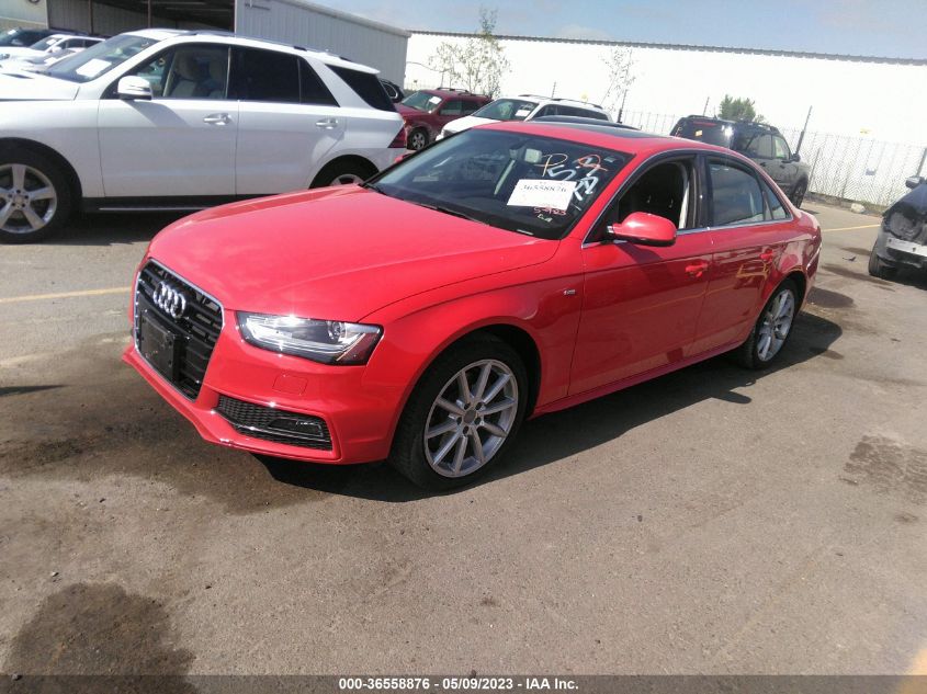 2016 AUDI A4 PREMIUM PLUS - WAUFFAFL7GN008803