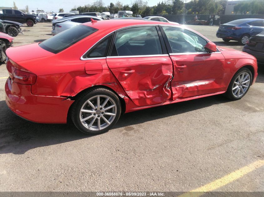 2016 AUDI A4 PREMIUM PLUS - WAUFFAFL7GN008803