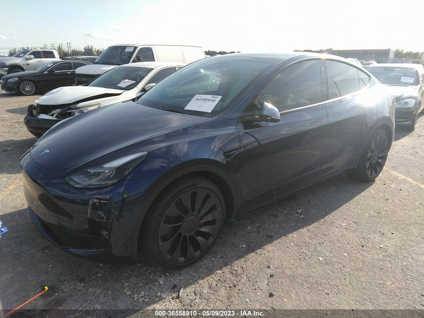 VIN 7SAYGDEF9PF586151 2023 TESLA MODEL Y PERFORMANCE
