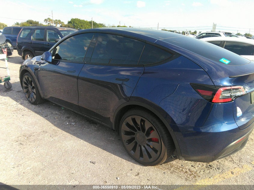 VIN 7SAYGDEF9PF586151 2023 TESLA MODEL Y PERFORMANCE