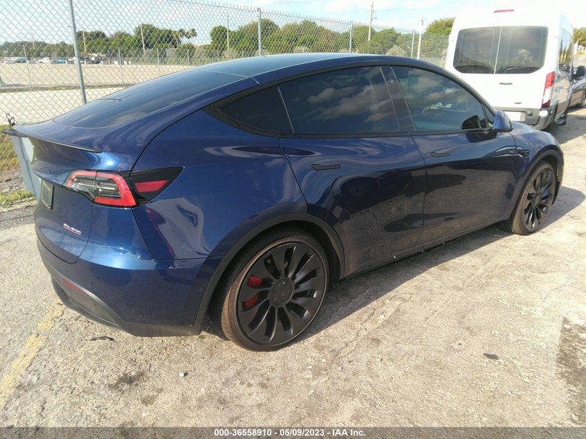 VIN 7SAYGDEF9PF586151 2023 TESLA MODEL Y PERFORMANCE