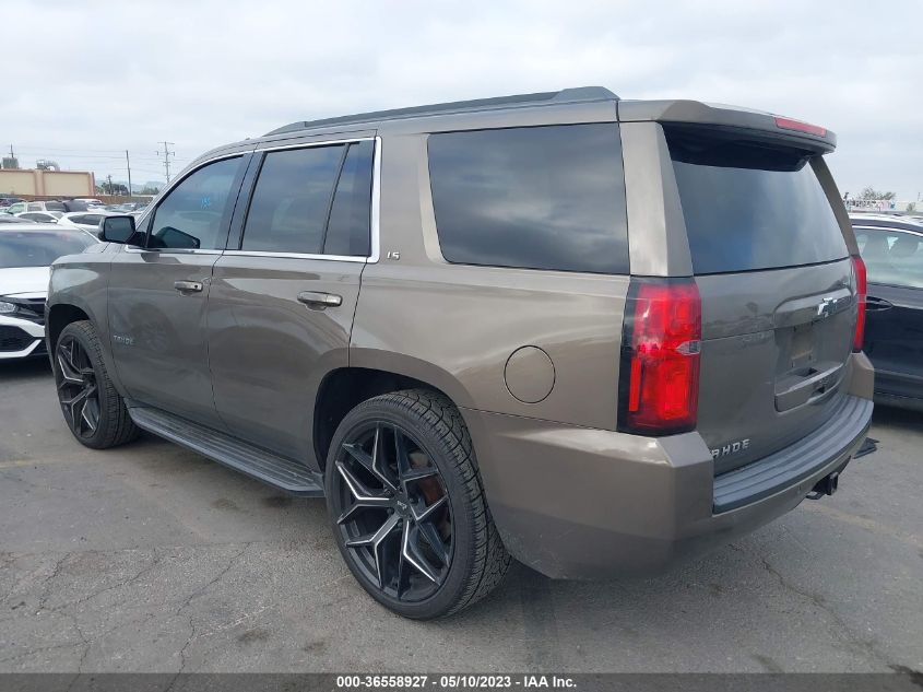 2016 CHEVROLET TAHOE LS - 1GNSCAECXGR284095