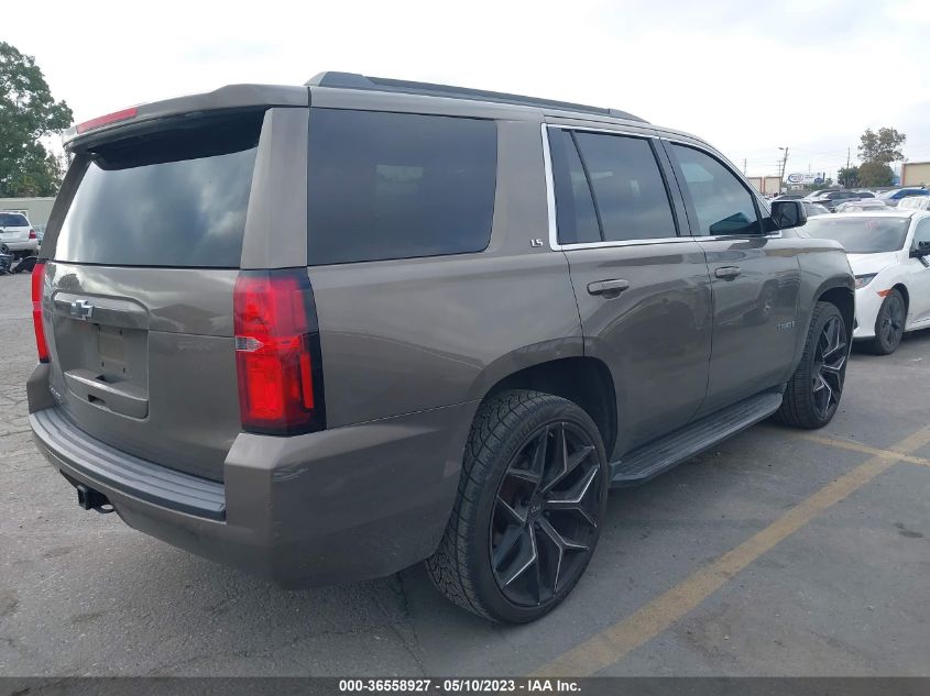 2016 CHEVROLET TAHOE LS - 1GNSCAECXGR284095