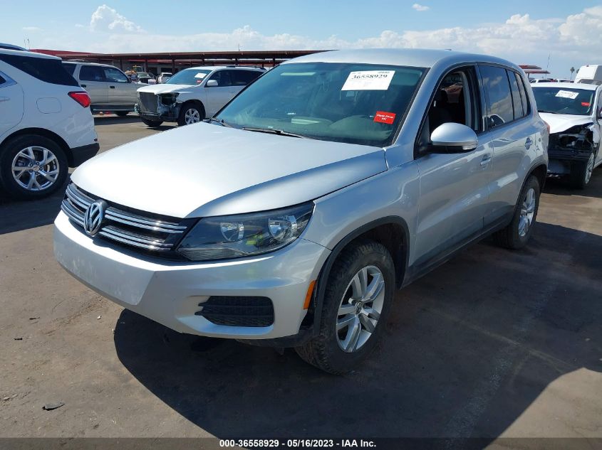 2014 VOLKSWAGEN TIGUAN S - WVGAV3AXXEW587889