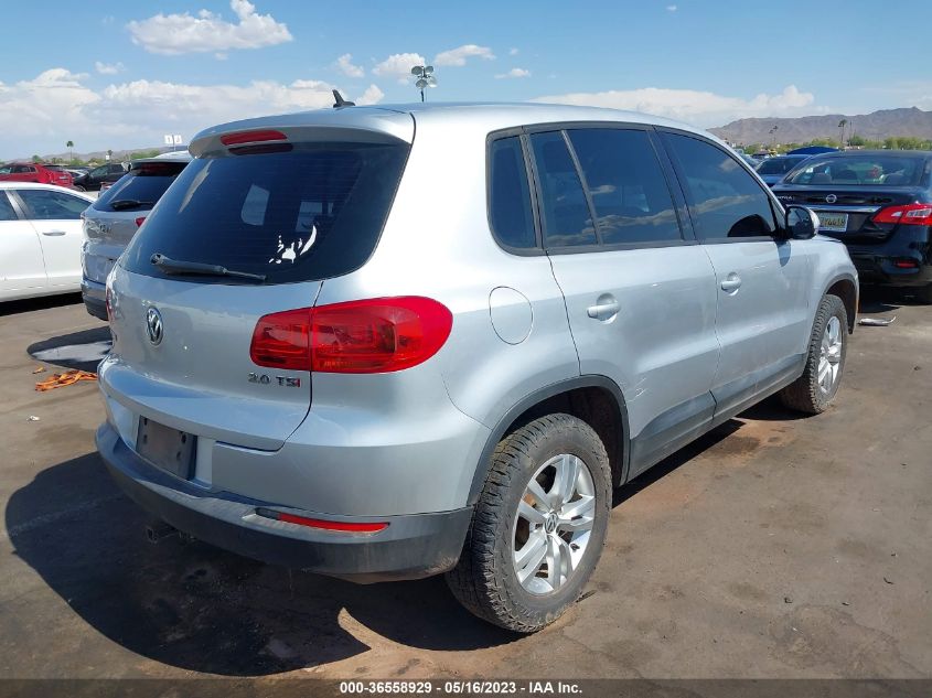 2014 VOLKSWAGEN TIGUAN S - WVGAV3AXXEW587889