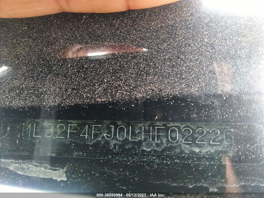 2020 MITSUBISHI MIRAGE G4 SE/LE - ML32F4FJ0LHF02226