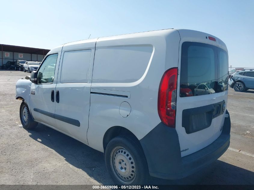 2016 RAM PROMASTER CITY CARGO VAN TRADESMAN - ZFBERFAT5G6B51744
