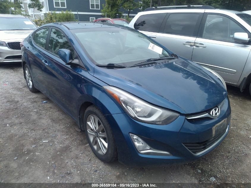 2015 HYUNDAI ELANTRA SE - KMHDH4AE6FU248259