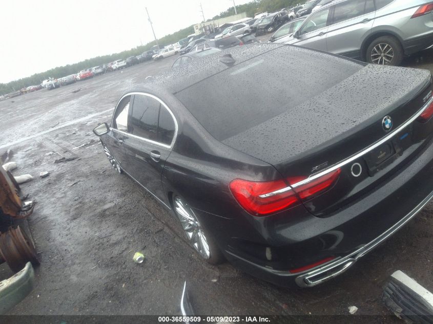 2016 BMW 7 SERIES 750I XDRIVE - WBA7F2C50GG415480