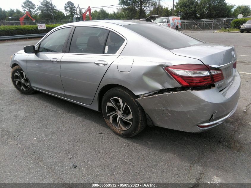 2017 HONDA ACCORD SEDAN LX - 1HGCR2F33HA165046