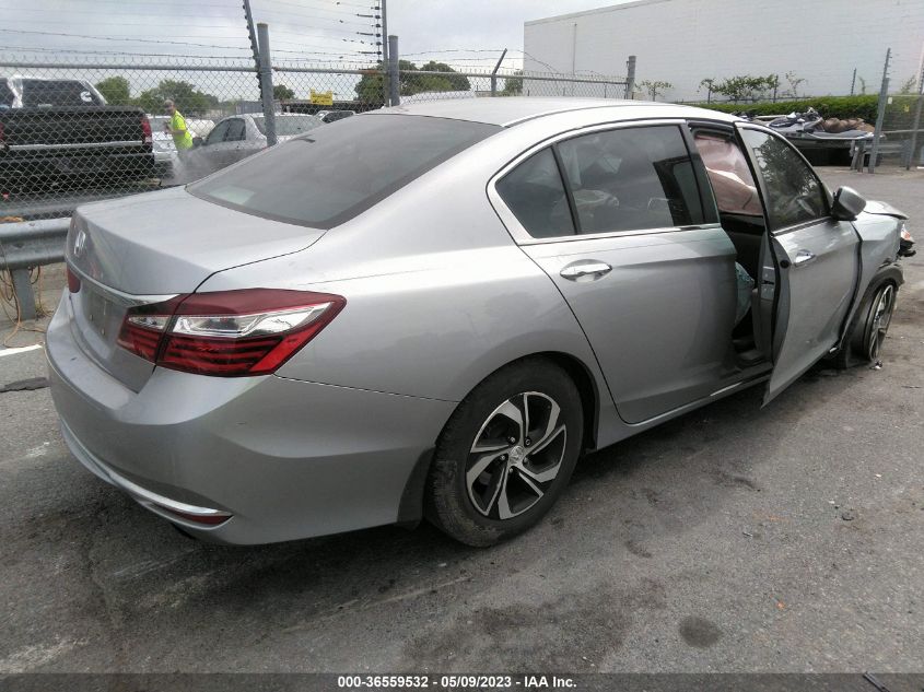 2017 HONDA ACCORD SEDAN LX - 1HGCR2F33HA165046