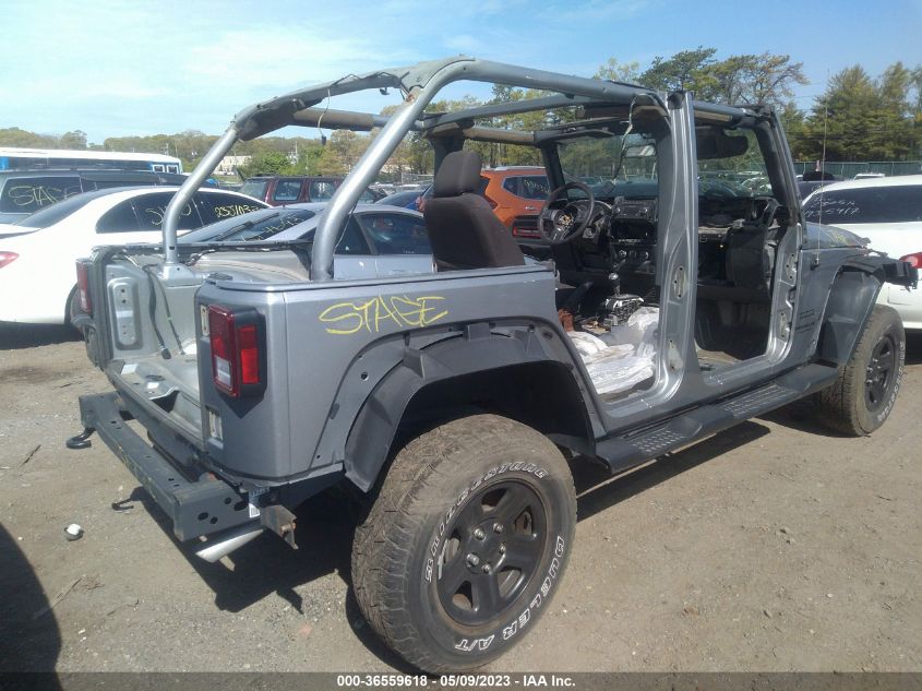 2017 JEEP WRANGLER UNLIMITED SPORT - 1C4BJWDG9HL554728