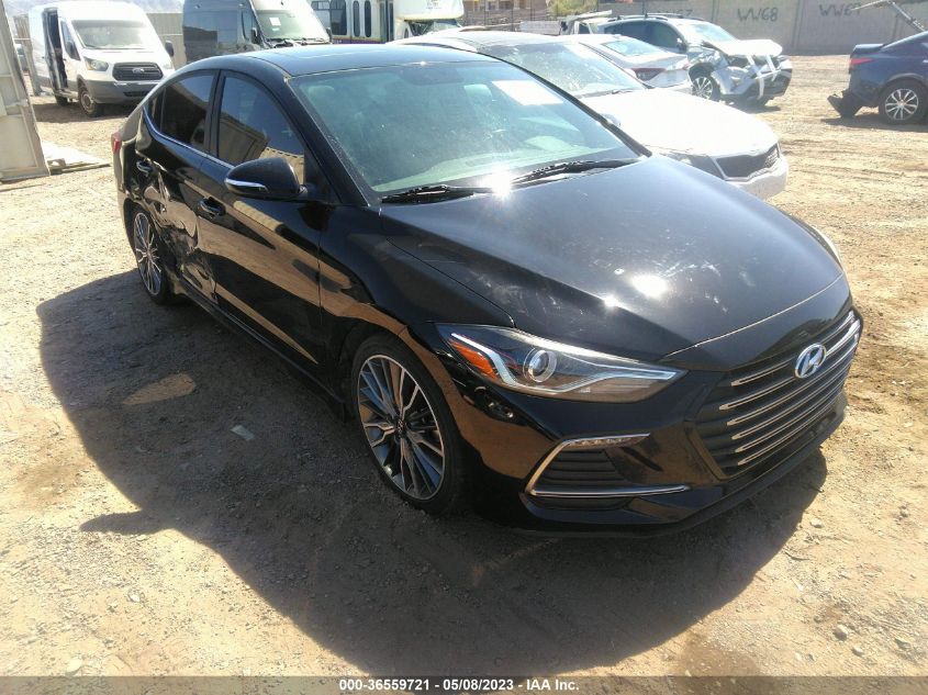 2018 HYUNDAI ELANTRA SPORT - KMHD04LB5JU511053