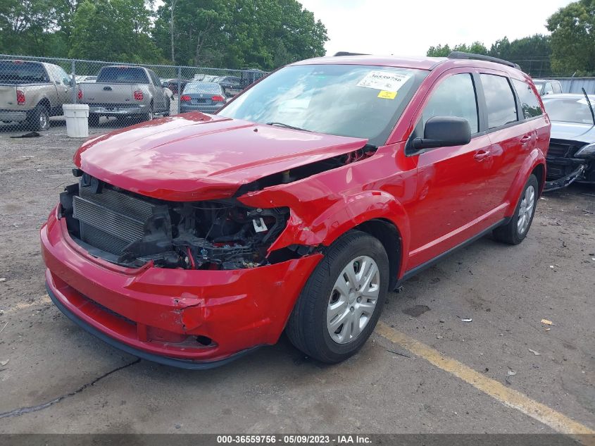 2016 DODGE JOURNEY SE - 3C4PDCAB7GT234394
