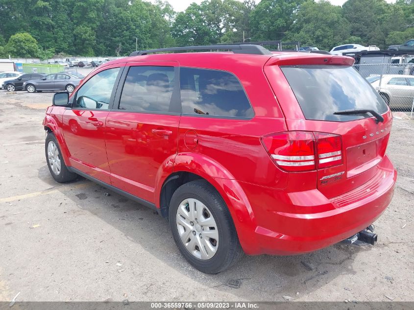 2016 DODGE JOURNEY SE - 3C4PDCAB7GT234394