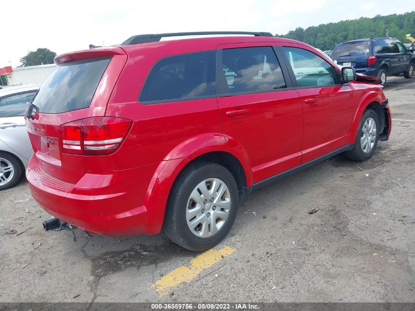 2016 DODGE JOURNEY SE - 3C4PDCAB7GT234394
