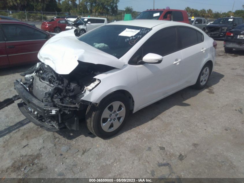 2017 KIA FORTE LX - 3KPFL4A78HE158674