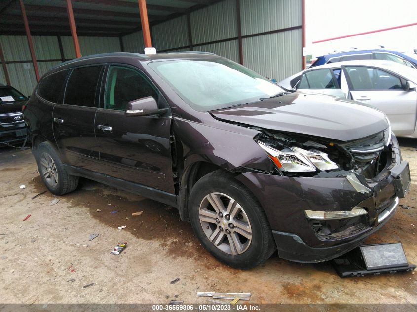2015 CHEVROLET TRAVERSE LT - 1GNKRGKDXFJ353718