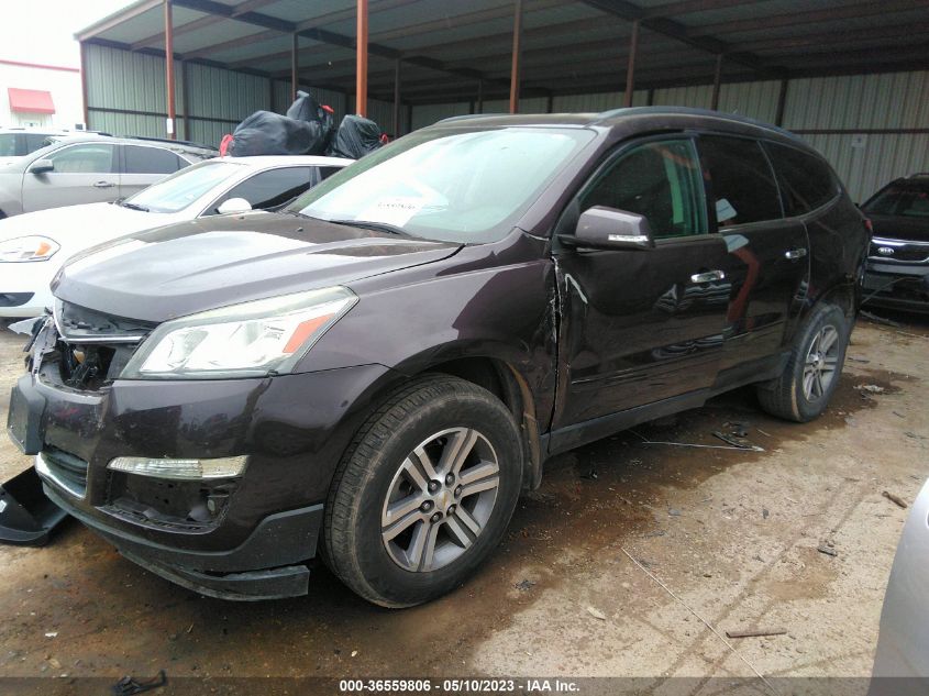 2015 CHEVROLET TRAVERSE LT - 1GNKRGKDXFJ353718