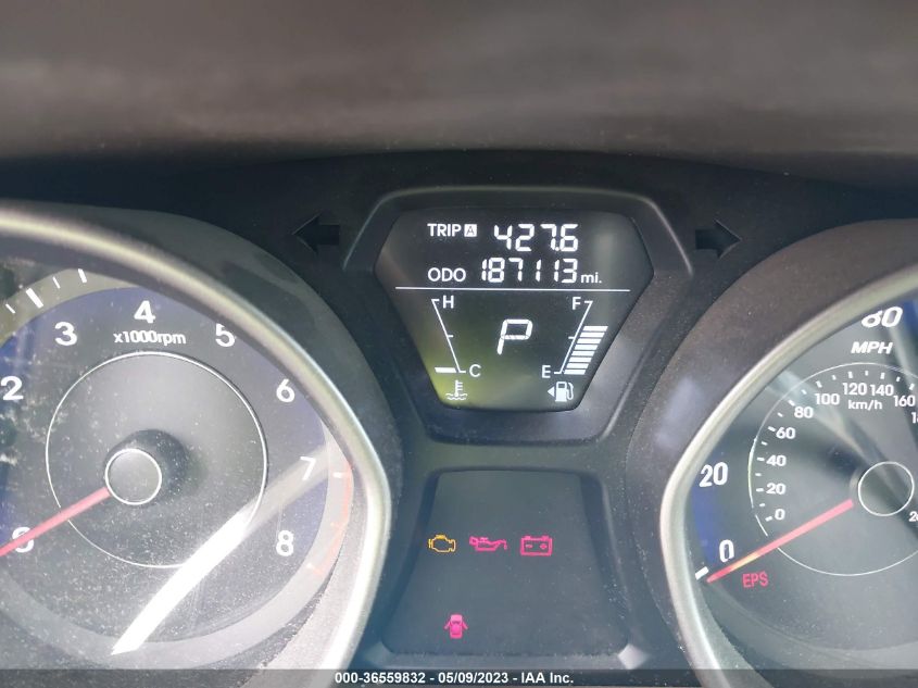 2013 HYUNDAI ELANTRA GLS - 5NPDH4AE1DH292424