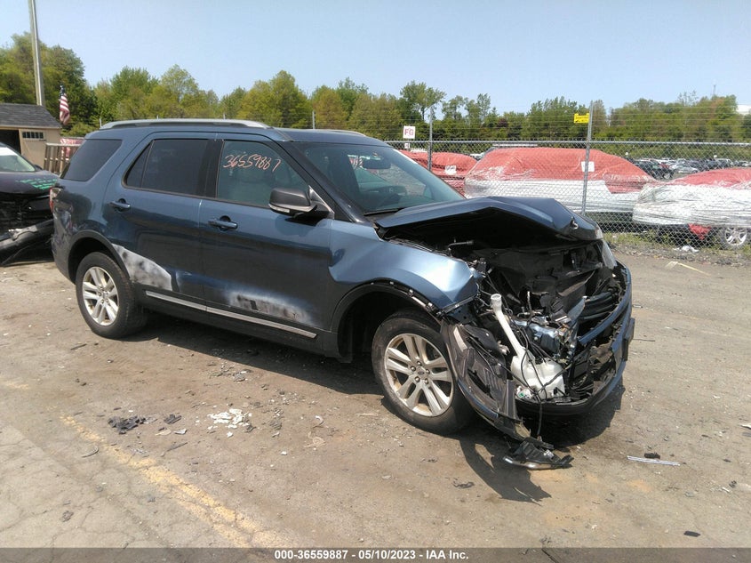 VIN 1FM5K8D85KGA67228 2019 FORD EXPLORER XLT