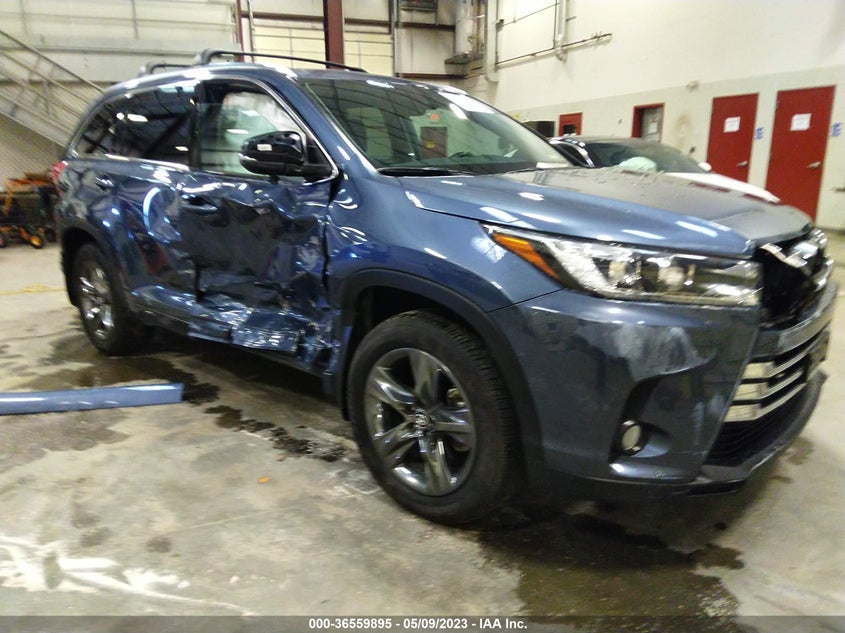 VIN 5TDDZRFH4JS857865 2018 TOYOTA HIGHLANDER LIMITED
