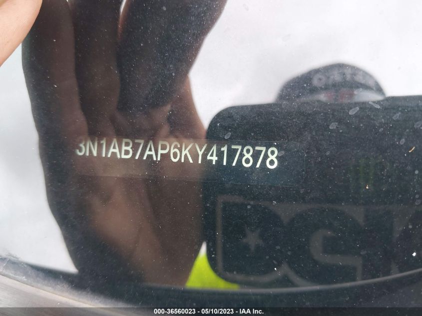 2019 NISSAN SENTRA S - 3N1AB7AP6KY417878