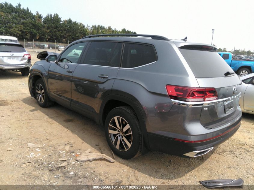 2022 VOLKSWAGEN ATLAS 2.0T SE - 1V2LP2CA8NC534666