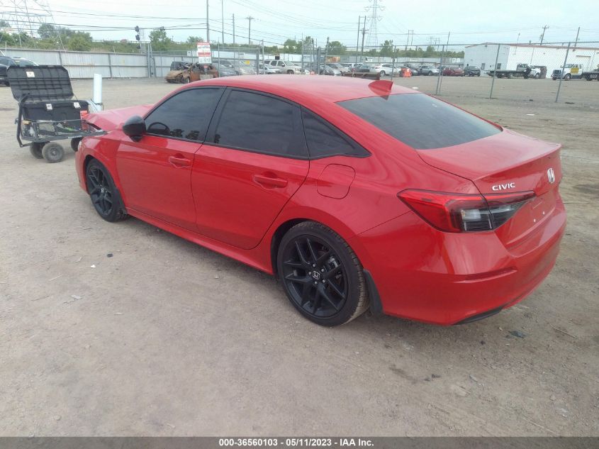 2023 HONDA CIVIC SEDAN SPORT - 2HGFE2F58PH531836