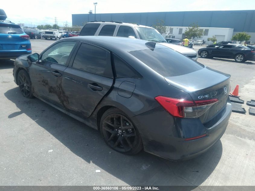 2023 HONDA CIVIC SEDAN SPORT - 2HGFE2F56PH521306