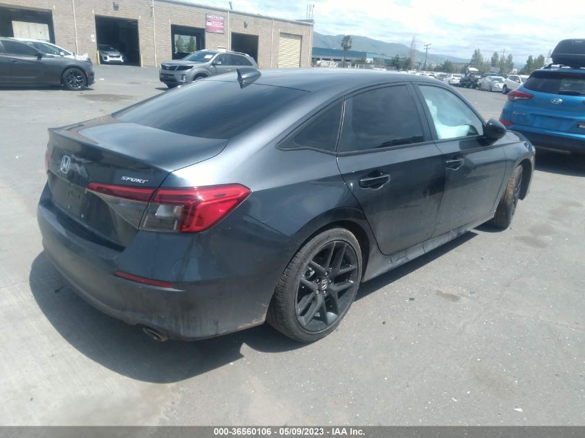 2023 HONDA CIVIC SEDAN SPORT - 2HGFE2F56PH521306