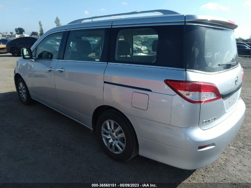 2013 NISSAN QUEST S - JN8AE2KP5D9071096