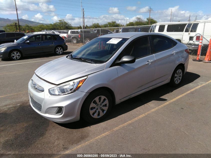2016 HYUNDAI ACCENT SE - KMHCT4AE5GU062014